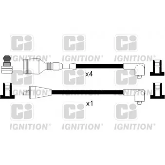 QUINTON HAZELL XC175 - Kit de câbles d'allumage