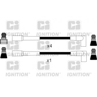 Kit de câbles d'allumage QUINTON HAZELL XC204
