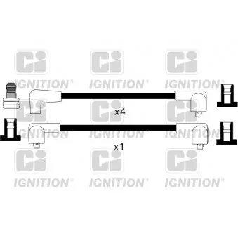 QUINTON HAZELL XC206 - Kit de câbles d'allumage