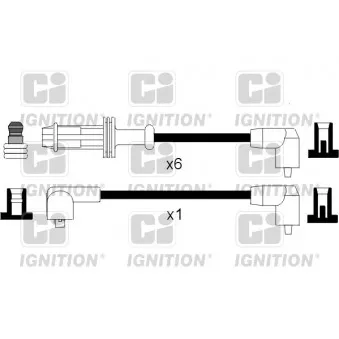 QUINTON HAZELL XC250 - Kit de câbles d'allumage