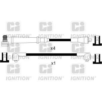Kit de câbles d'allumage QUINTON HAZELL XC271