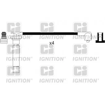 QUINTON HAZELL XC345 - Kit de câbles d'allumage