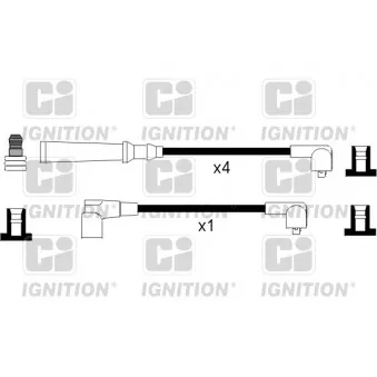 Kit de câbles d'allumage QUINTON HAZELL XC346