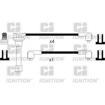 QUINTON HAZELL XC357 - Kit de câbles d'allumage