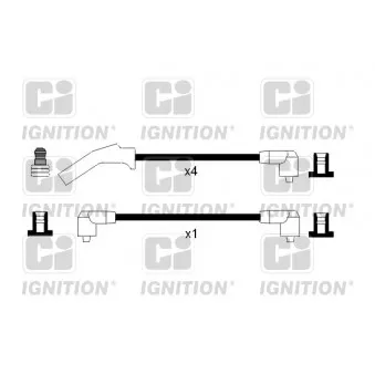 QUINTON HAZELL XC364 - Kit de câbles d'allumage