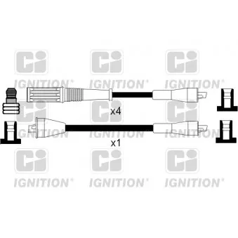 Kit de câbles d'allumage QUINTON HAZELL XC368