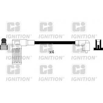 QUINTON HAZELL XC377 - Kit de câbles d'allumage
