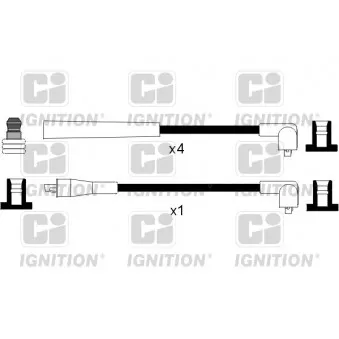 QUINTON HAZELL XC397 - Kit de câbles d'allumage