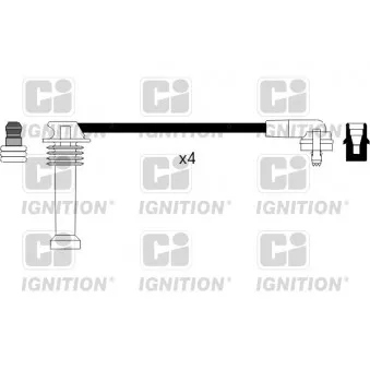 QUINTON HAZELL XC402 - Kit de câbles d'allumage
