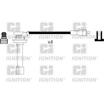 Kit de câbles d'allumage QUINTON HAZELL OEM 3370557B21