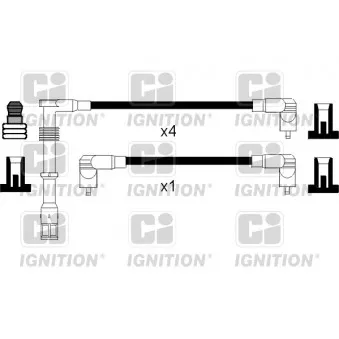 Kit de câbles d'allumage QUINTON HAZELL OEM N10052906