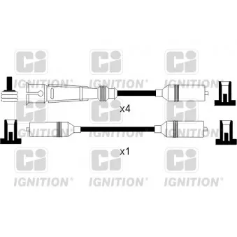 QUINTON HAZELL XC440 - Kit de câbles d'allumage