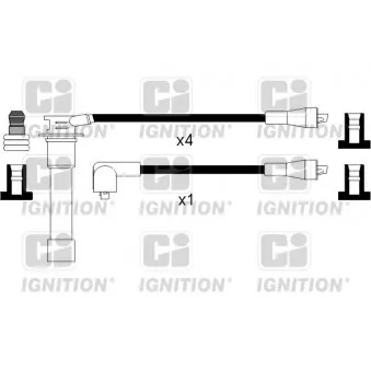 Kit de câbles d'allumage QUINTON HAZELL XC446