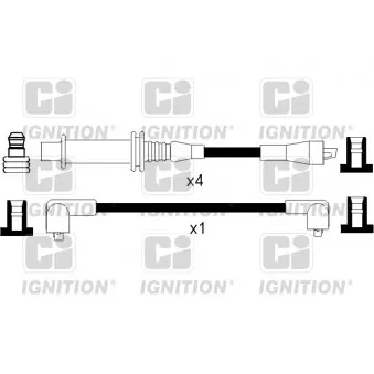 Kit de câbles d'allumage QUINTON HAZELL XC448