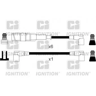QUINTON HAZELL XC462 - Kit de câbles d'allumage