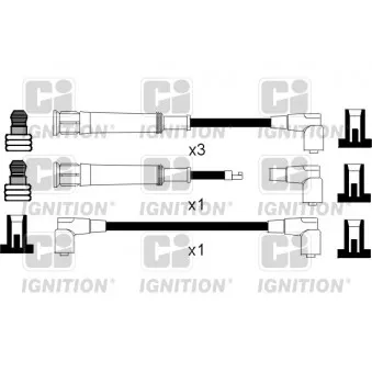 QUINTON HAZELL XC468 - Kit de câbles d'allumage