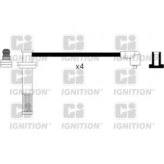 QUINTON HAZELL XC544 - Kit de câbles d'allumage