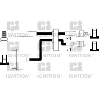 Kit de câbles d'allumage QUINTON HAZELL XC559