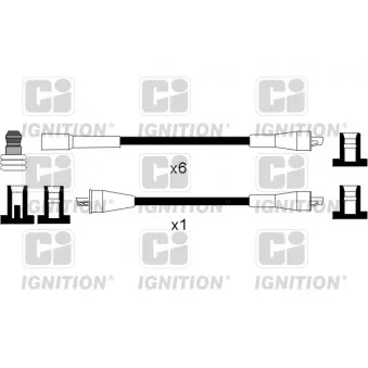 QUINTON HAZELL XC589 - Kit de câbles d'allumage