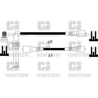 QUINTON HAZELL XC594 - Kit de câbles d'allumage
