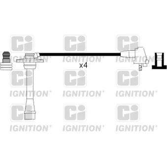 Kit de câbles d'allumage QUINTON HAZELL XC633