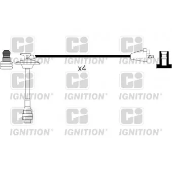 QUINTON HAZELL XC634 - Kit de câbles d'allumage