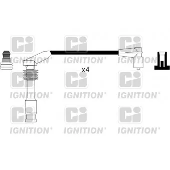 QUINTON HAZELL XC647 - Kit de câbles d'allumage