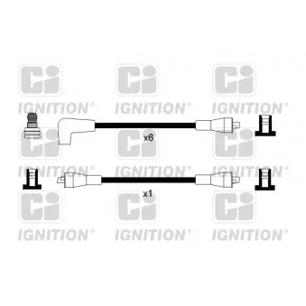 QUINTON HAZELL XC648 - Kit de câbles d'allumage