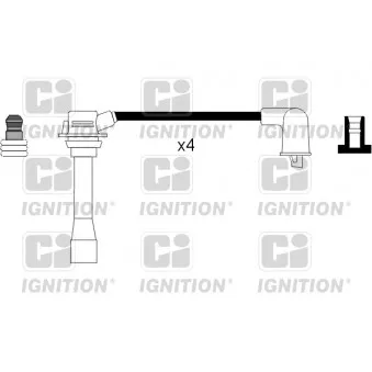 QUINTON HAZELL XC655 - Kit de câbles d'allumage