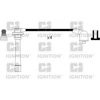 QUINTON HAZELL XC661 - Kit de câbles d'allumage