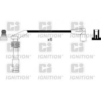 QUINTON HAZELL XC670 - Kit de câbles d'allumage