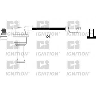 Kit de câbles d'allumage QUINTON HAZELL XC678