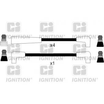 Kit de câbles d'allumage QUINTON HAZELL XC743