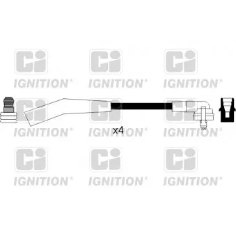 QUINTON HAZELL XC769 - Kit de câbles d'allumage