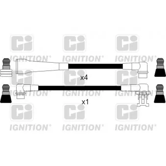 QUINTON HAZELL XC775 - Kit de câbles d'allumage