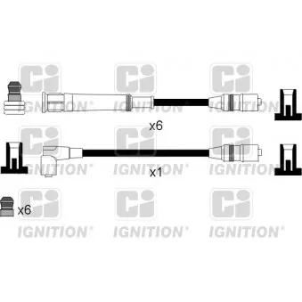 QUINTON HAZELL XC776 - Kit de câbles d'allumage