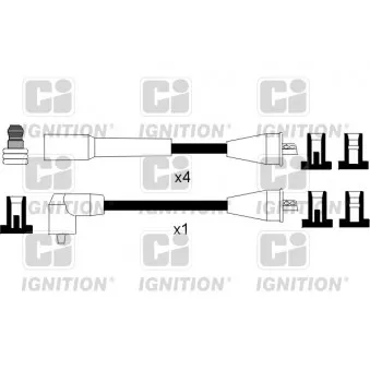 Kit de câbles d'allumage QUINTON HAZELL OEM 1612492