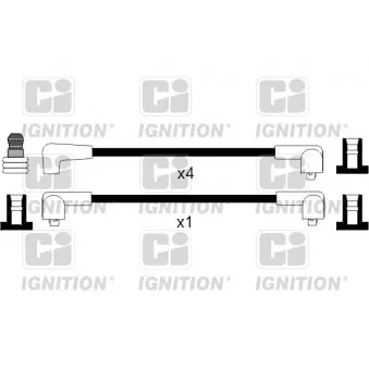 QUINTON HAZELL XC780 - Kit de câbles d'allumage