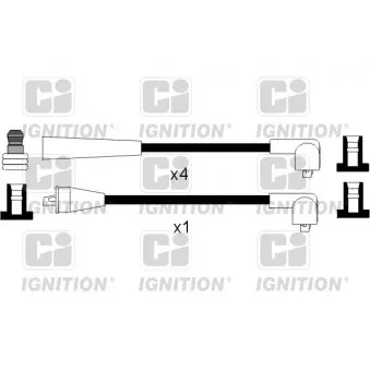 QUINTON HAZELL XC783 - Kit de câbles d'allumage