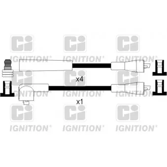 Kit de câbles d'allumage QUINTON HAZELL XC786
