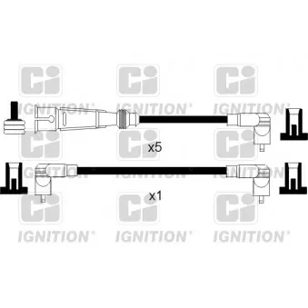 QUINTON HAZELL XC788 - Kit de câbles d'allumage