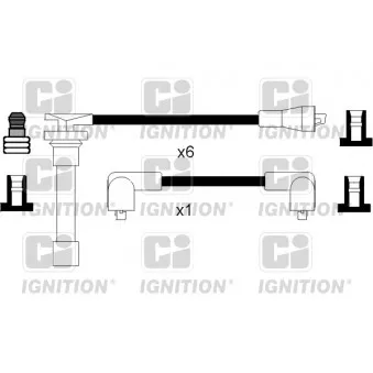 QUINTON HAZELL XC790 - Kit de câbles d'allumage
