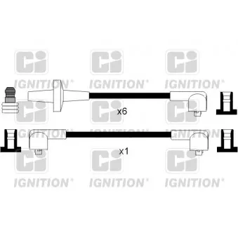 QUINTON HAZELL XC803 - Kit de câbles d'allumage