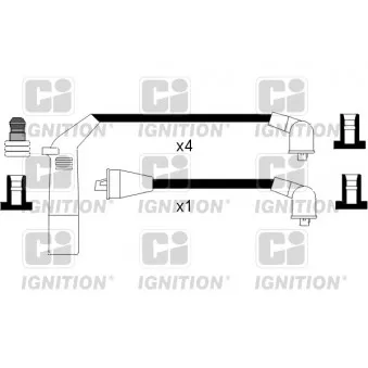 Kit de câbles d'allumage QUINTON HAZELL XC807