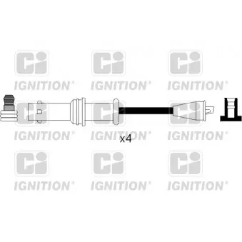 QUINTON HAZELL XC812 - Kit de câbles d'allumage