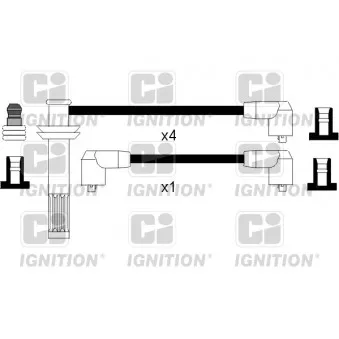 QUINTON HAZELL XC813 - Kit de câbles d'allumage