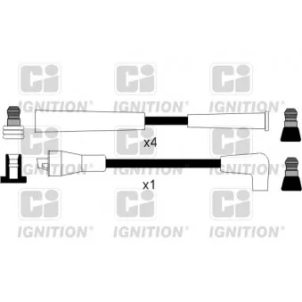QUINTON HAZELL XC817 - Kit de câbles d'allumage