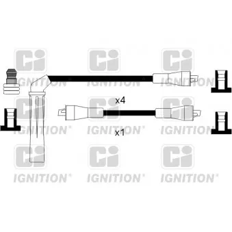 QUINTON HAZELL XC818 - Kit de câbles d'allumage