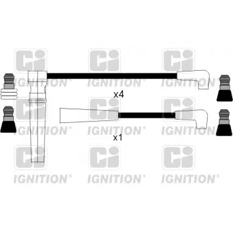 Kit de câbles d'allumage QUINTON HAZELL OEM NP1149