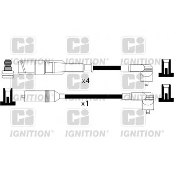 Kit de câbles d'allumage QUINTON HAZELL OEM N10204402